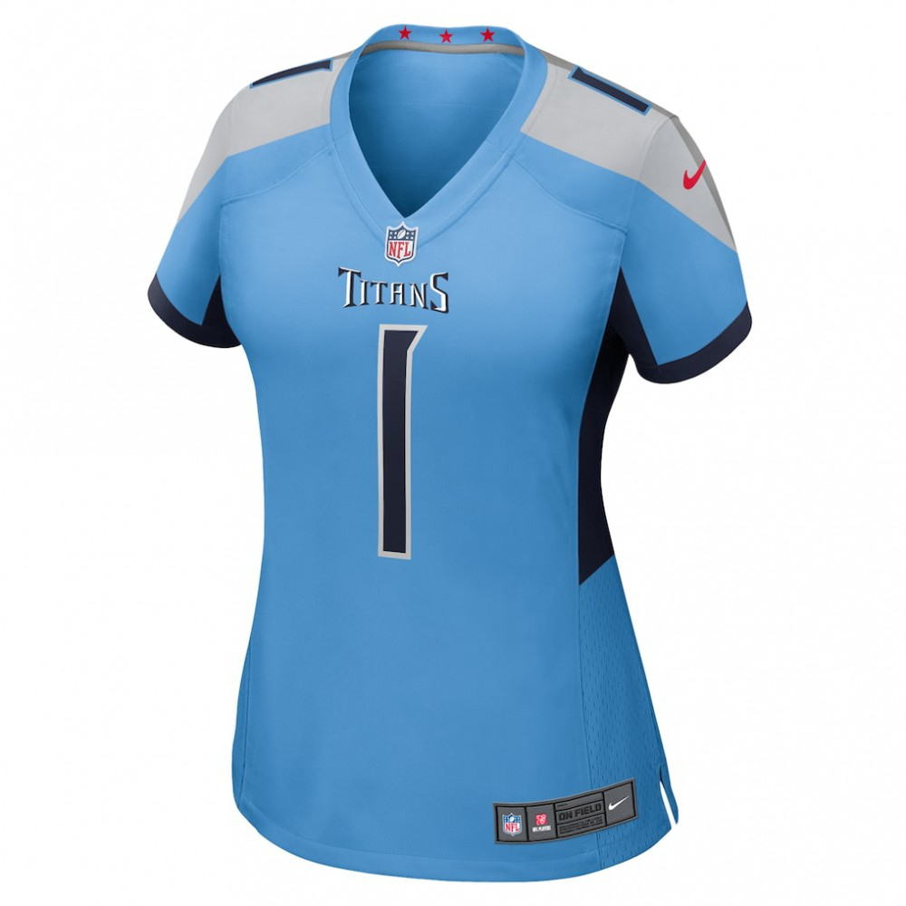 Cameron Ward Tennessee Titans Nike Women's 2025 NFL Draft First Round Pick Game Jersey - Light Blue-GridironStore